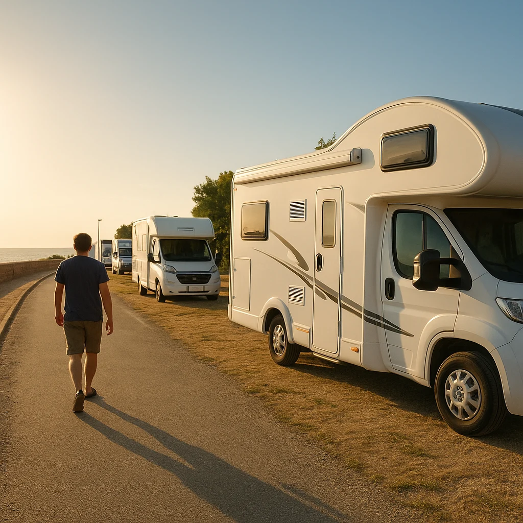 aire camping car port la nouvelle