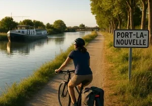 port la nouvelle canal du midi a velo